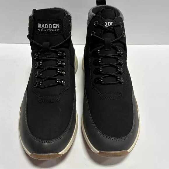 Steve Madden Men’s Haqqen Black Lace-Up Boots, Size 8.5 M main image 5